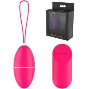 Vibrador Bullet Ovo Luxo de silicone com controle remoto TOPO TOYS - Sex shop