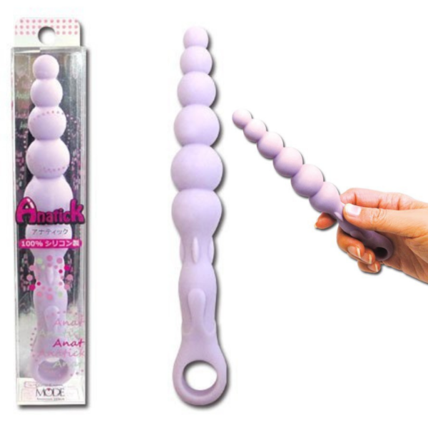 Plug Anal Varinha Ondulada Stick em Silicone - Sex shop