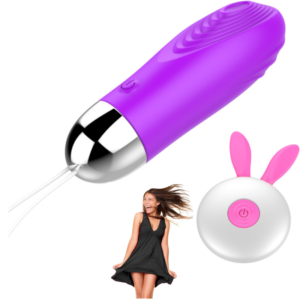 Vibrador Controle Remoto Bullet com 10 vibrações em silicone - Sexshop