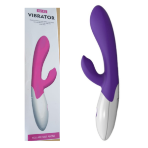 Vibrador duplo com Acabamento Matte - Roxo - Sex shop