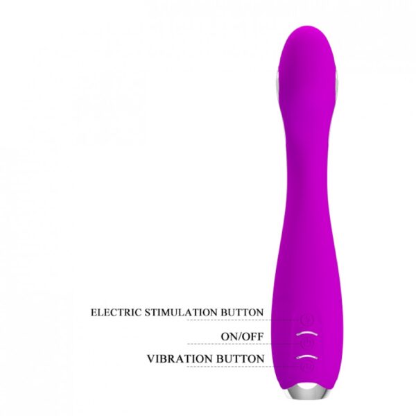 Vibrador Ponto G Feminino Shock e em Silicone - Hector Shock - Pretty Love - Sexshop