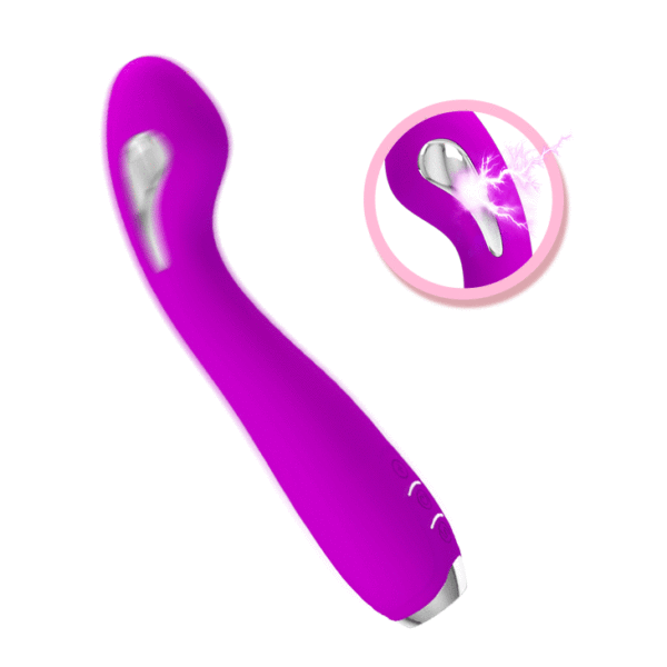 Vibrador Ponto G Feminino Shock e em Silicone - Hector Shock - Pretty Love - Sexshop