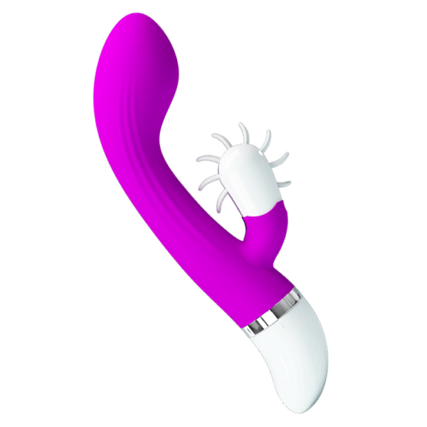 Vibrador com Ponto G com 10 Vibrações e Estimulador de Clitóris com 3 funções - Sheila - Pretty Love - Sexshop