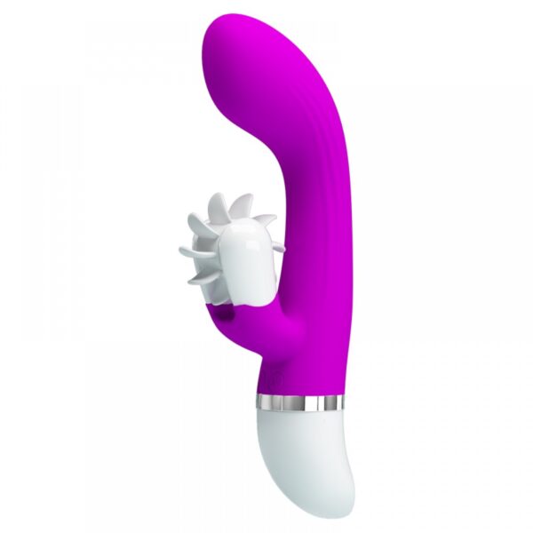 Vibrador com Ponto G com 10 Vibrações e Estimulador de Clitóris com 3 funções - Sheila - Pretty Love - Sexshop