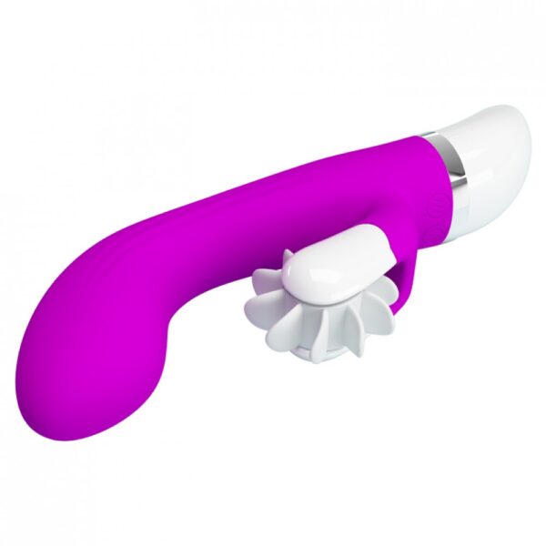 Vibrador com Ponto G com 10 Vibrações e Estimulador de Clitóris com 3 funções - Sheila - Pretty Love - Sexshop