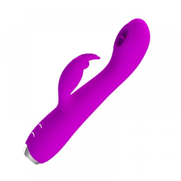 Vibrador Recarregável com 3 funções com 12 modos de vibrações Pretty Love Rachel - Sexshop