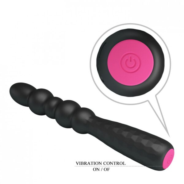 Vibrador em silicone cirúrgico com vértebra e ABS com 12 Vibrações - Pretty Love Monroe - Sexshop