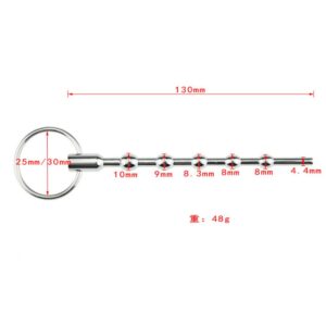 Anel Peniano de Metal e Sonda Uretral