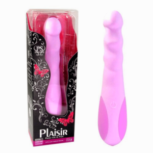 Vibrador e Massageador clitoriano Plaisir Ondulado Cereja em Silicone Cirúrgico - Sex shop