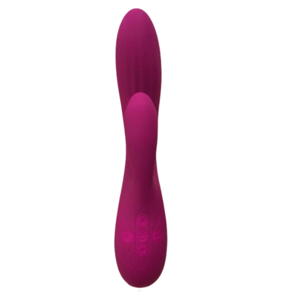 Vibrador Ponto G Full com estimulador de clitóris em Silicone - TOPO TOYS Sex shop