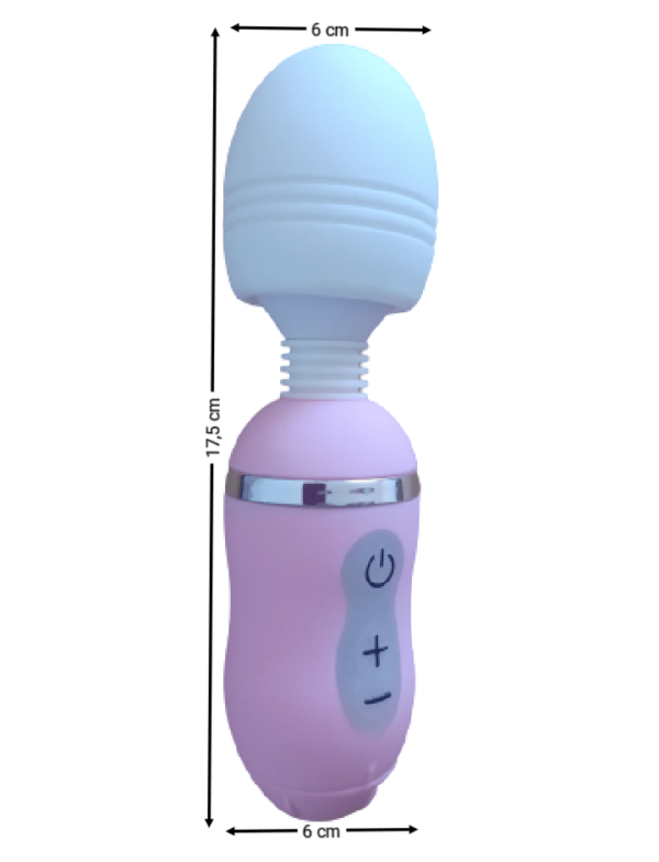 Vibrador Flexivel Estimulador Denma DAISY Rosa - Sex shop