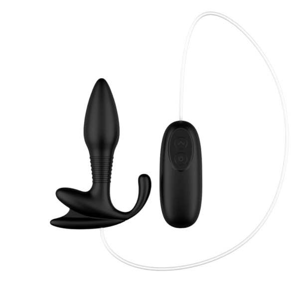 Plug anal Shiver Vibratório em silicone 7 Velocidades - TOPO TOYS - Sex shop