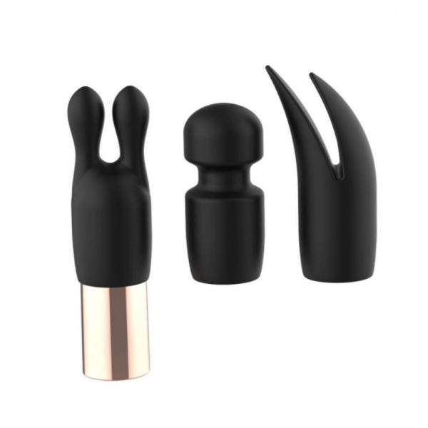 Vibrador Bullet 3em1 com cápsula vibratória - TOPO TOYS - Sex shop