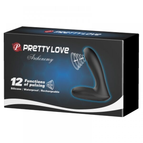 Estimulador de Prostata em Silicone Super Macio Com Estimulante na ponta - Pretty Love Archenemy - Sexshop