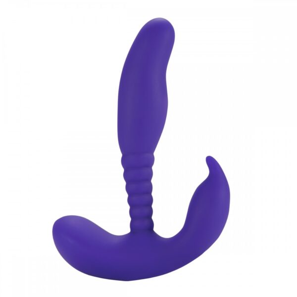 Estimulador de Próstata feito em silicone cirúrgico com 2 motores e 10 níveis de vibrações - Sexshop