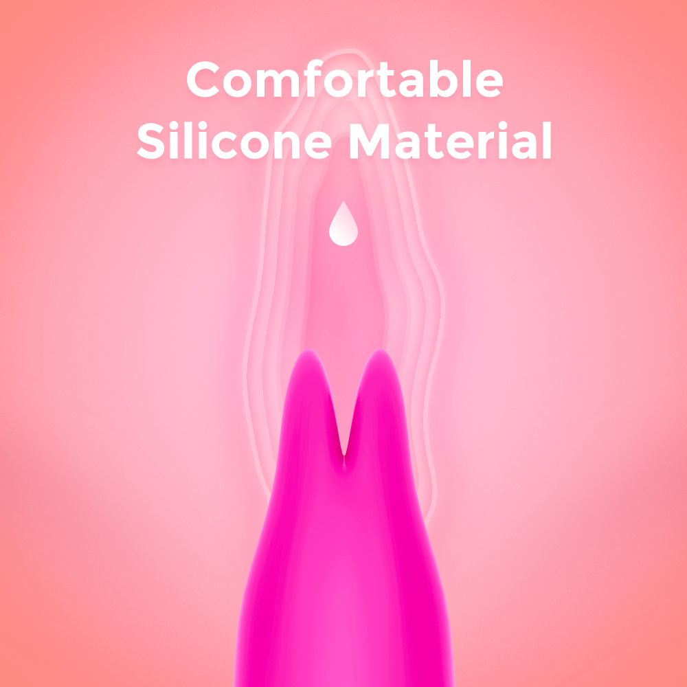 Estimulador com Vibração na Ponta e Estimulador Clitoriano com Movimento de Língua - Sexshop