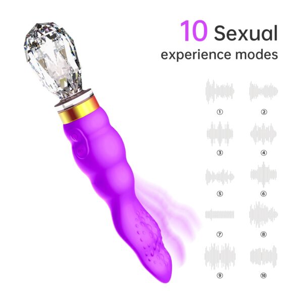 Vibrador Luxo simulador Língua Sexo Oral Recarregável em Puro Silicone - Sexshop