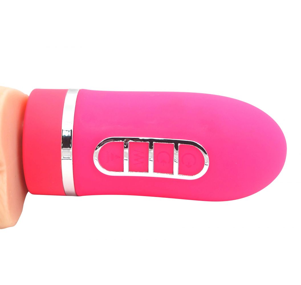 Pênis Inflável Vibrador Telescópio - Prótese realística em Cyberskin - AILIGHTER - Sexshop