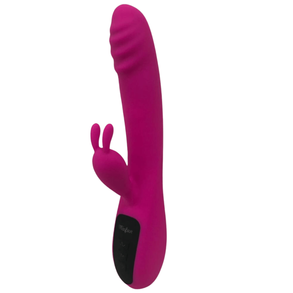 Vibrador Violet com estimulador clitoriano - TOPO TOYS - Sex shop