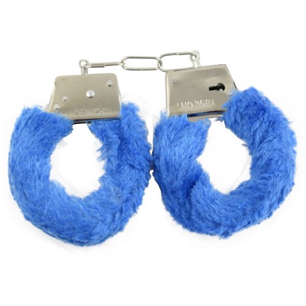 Algemas Reguláveis Com Chaves e Pelúcia Azul - Image 2