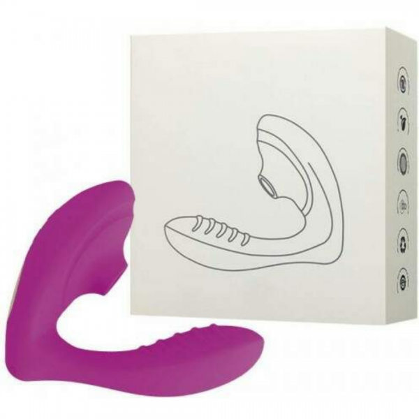 Vibrador e Estimulador de clitóris com 10 modos de sucção - recarregável USB - Marry