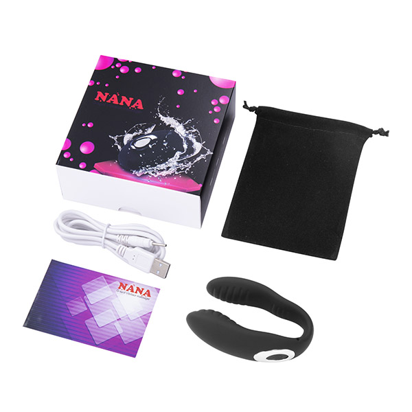 Vibrador para casais U-vibrator NANA - Silicone e Recarregável - Sex shop