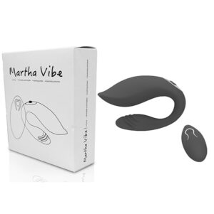 Vibrador com controle sem fio - MARTHA VIBE- 10 Modos de vibração Recarregável - Sex shop