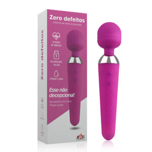 Vibrador Varinha Magica Zero Defeitos Multifunções Recarregável - Sex shop