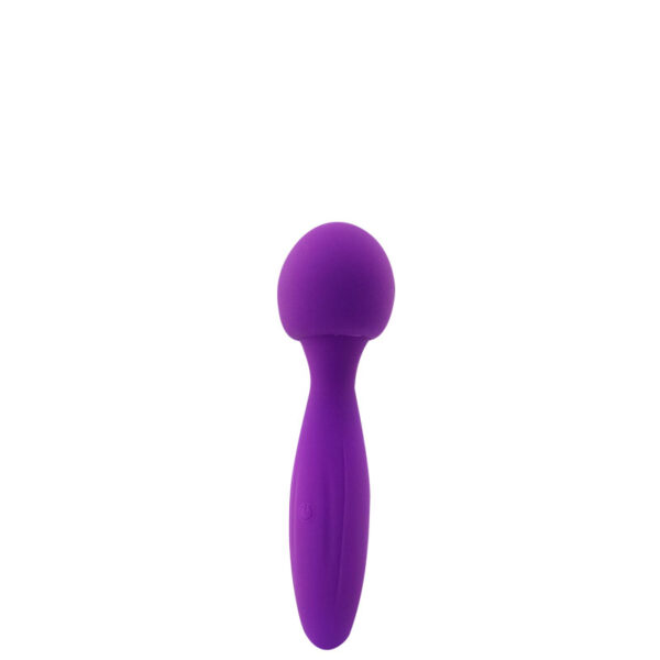 Vibrador Recarregável Corporal com Cabeça Flexível e 10 Modos de Vibração