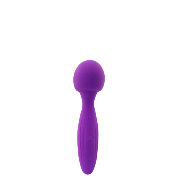 Vibrador Recarregável Corporal com Cabeça Flexível e 10 Modos de Vibração