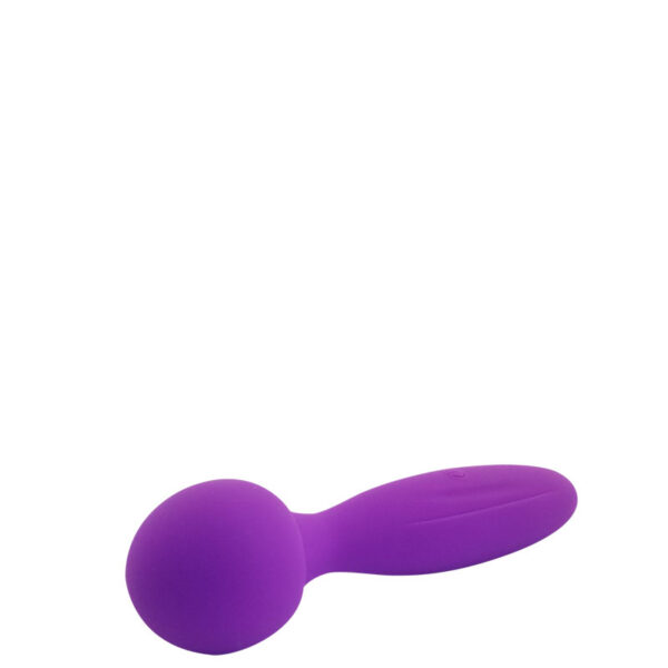 Vibrador Recarregável Corporal com Cabeça Flexível e 10 Modos de Vibração