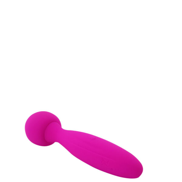 Vibrador Recarregável Corporal com Cabeça Flexível e 10 Modos de Vibração