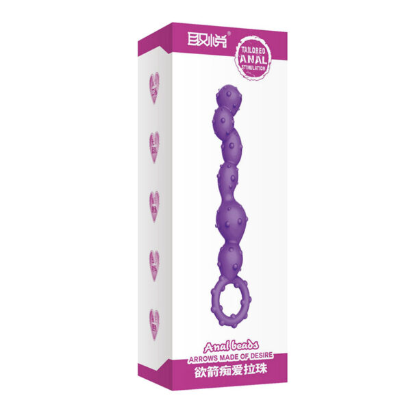 Plug Anal com textura ANAL BEADS-TOP - 15cm