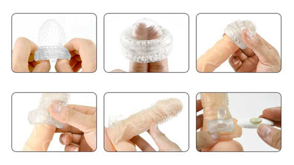 Capa Peniana Transparente Tiger com Vibro 12 Velocidades