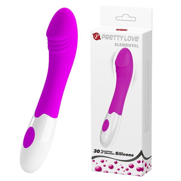 Vibrador Ponto G Feminino - ELEMENTAL - Pretty Love