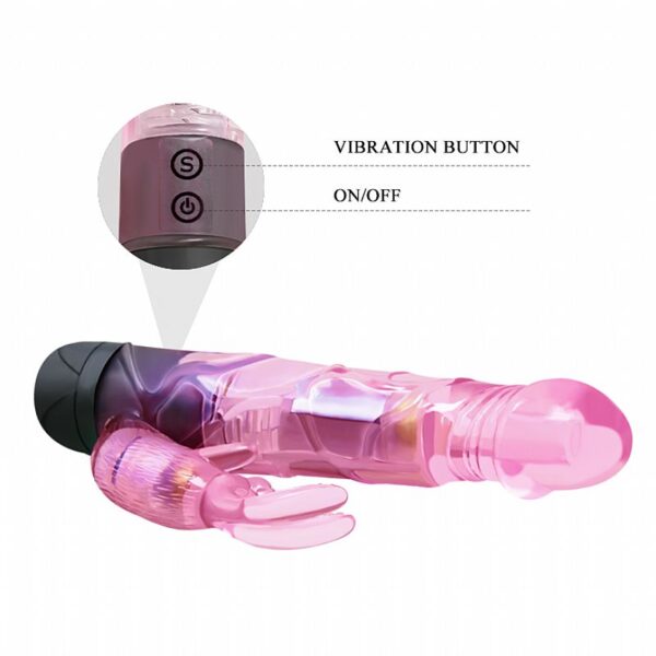 Vibrador duplo e Ponto G e clitóris Coelho - LOVER - Baile