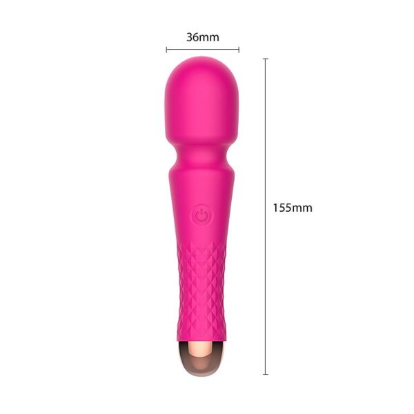 Vibrador Silencioso Resistente a água Varinha Mágica - Dibe