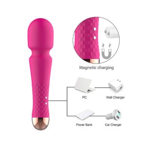 Vibrador Silencioso Resistente a água Varinha Mágica - Dibe