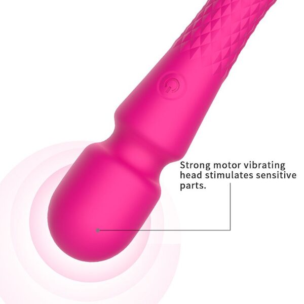 Vibrador Silencioso Resistente a água Varinha Mágica - Dibe