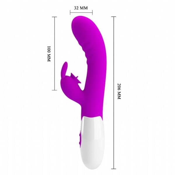 Vibrador Duplo de Ponto G e clitóris - Cerberus - Pretty Love