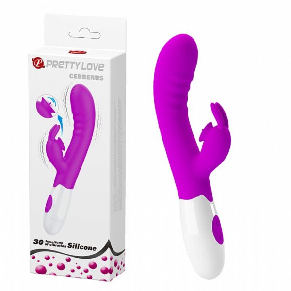 Vibrador Duplo de Ponto G e clitóris - Cerberus - Pretty Love