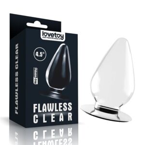Plug Anal Grosso Silicone Transparente - Clear 4.5 - Lovetoy