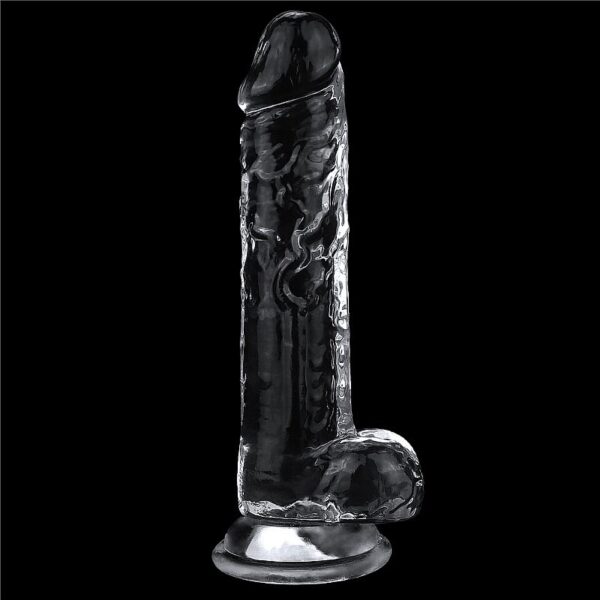 Pênis Realista Silicone Transparente - Clear Dildo 7.5 - Lovetoy