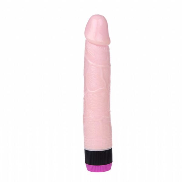 Pênis Super com Vibrador 22,5x3,4 cm - Silicone Macio