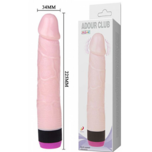 Pênis Super com Vibrador 22,5x3,4 cm - Silicone Macio