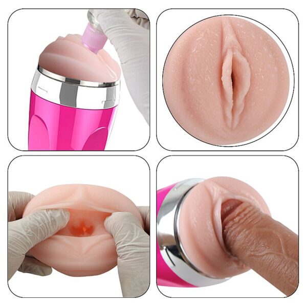 Masturbador Lanterna Com Ventosa Vagina em Cyberskin X5 Cup - Image 2