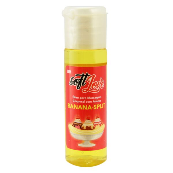 Óleo Banana Split Para Massagem Intima que Esquenta 15 ml Soft Love – Sexshop - Image 2