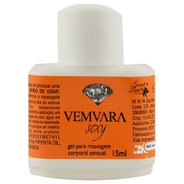 Lubrificante Vemvara Hot Ice 15ml Segred Love - Image 2