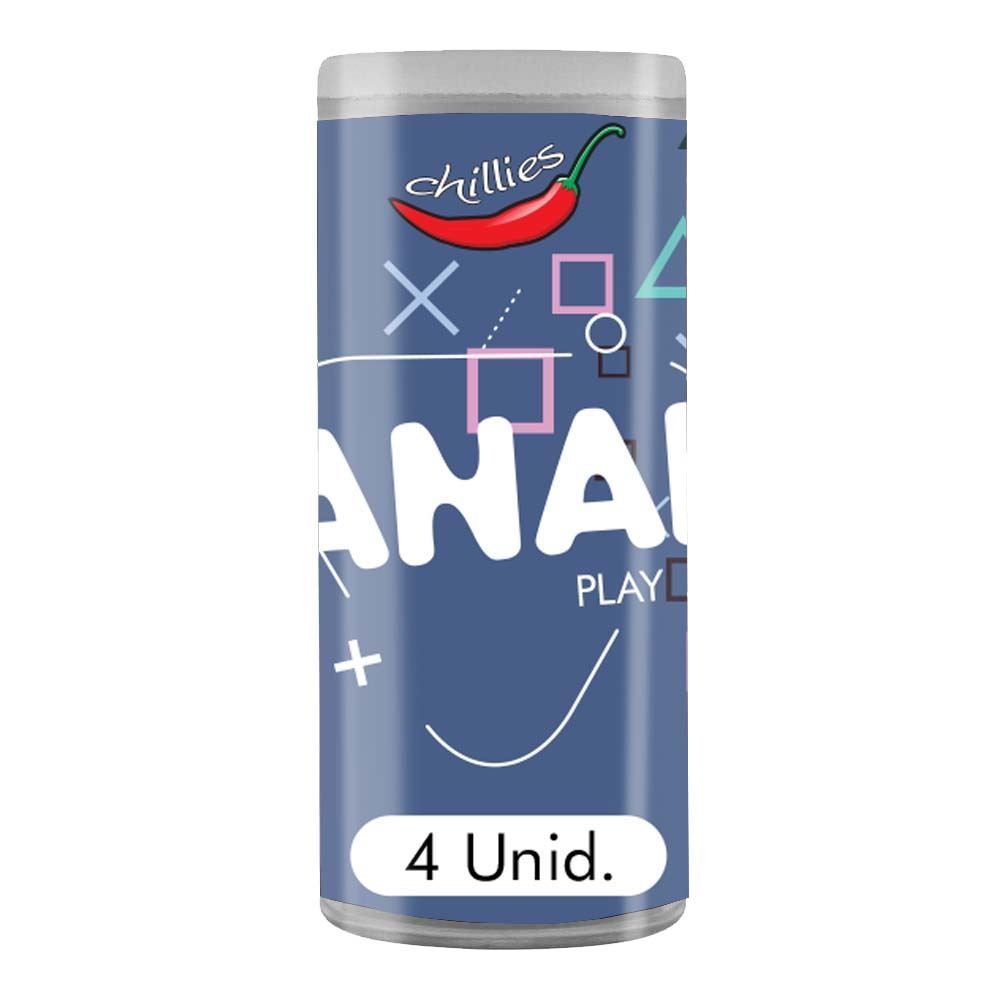 Bolinha Explosiva Anal Play 4 Unidades Chillies
