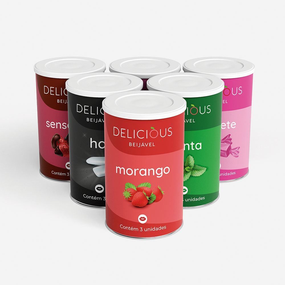 Bolinha Beijável Hortelã Ice 03 Unidades Delicious - Imagem 2